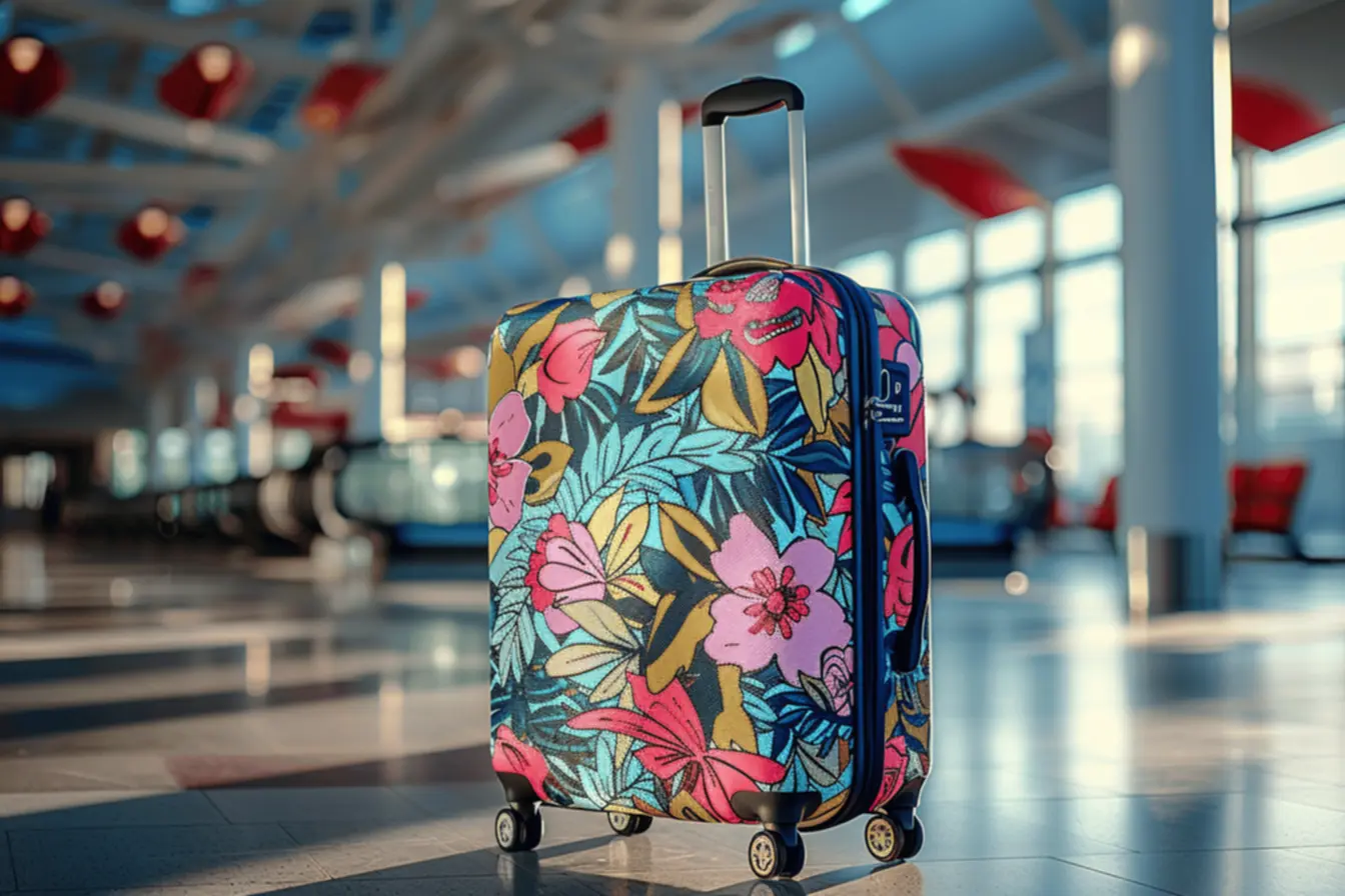 Mala Vera Bradley com organização interna
