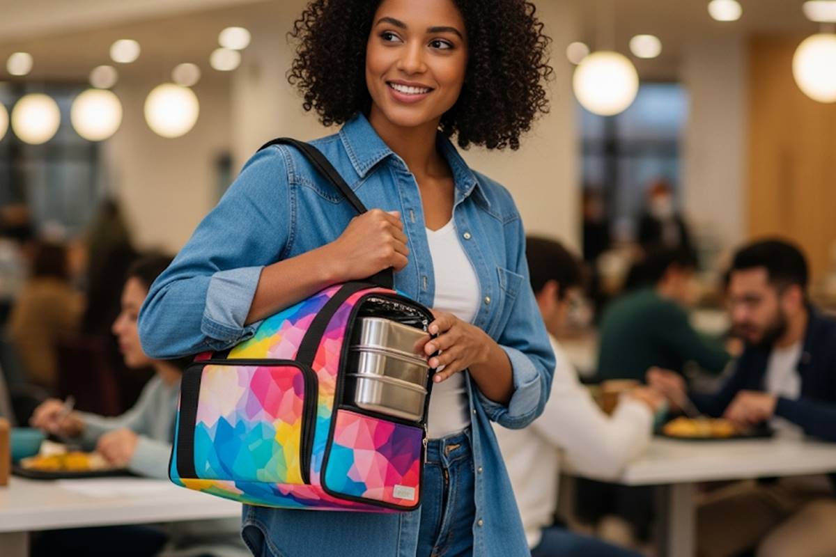A melhor bolsa térmica para marmita que comprei: prática, bonita e realmente conserva o alimento