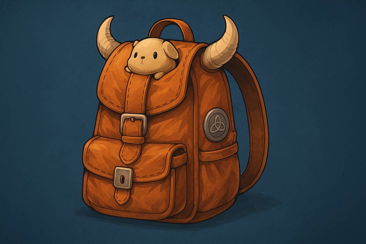 Ilustração da Mochila Amstir, item mágico do jogo Ragnarok Online